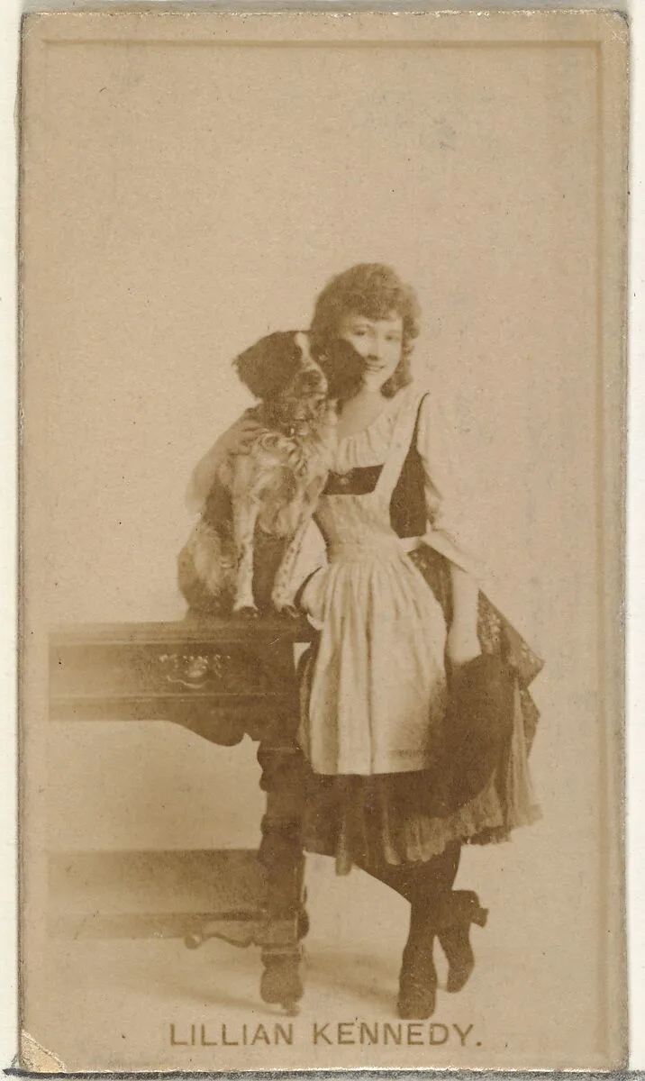 Lillian Kennedy, from the Actors and Actresses series (N145-8) issued by Duke Sons & Co. to promote Duke Cigarettes — W. Duke, Sons & Co.|American Tobacco Company