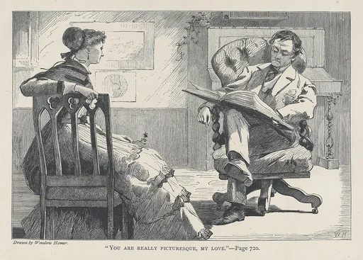"You Are Really Picturesque, My Love" (The Galaxy, An Illustrated Magazine of Entertaining Reading, Vol. V)