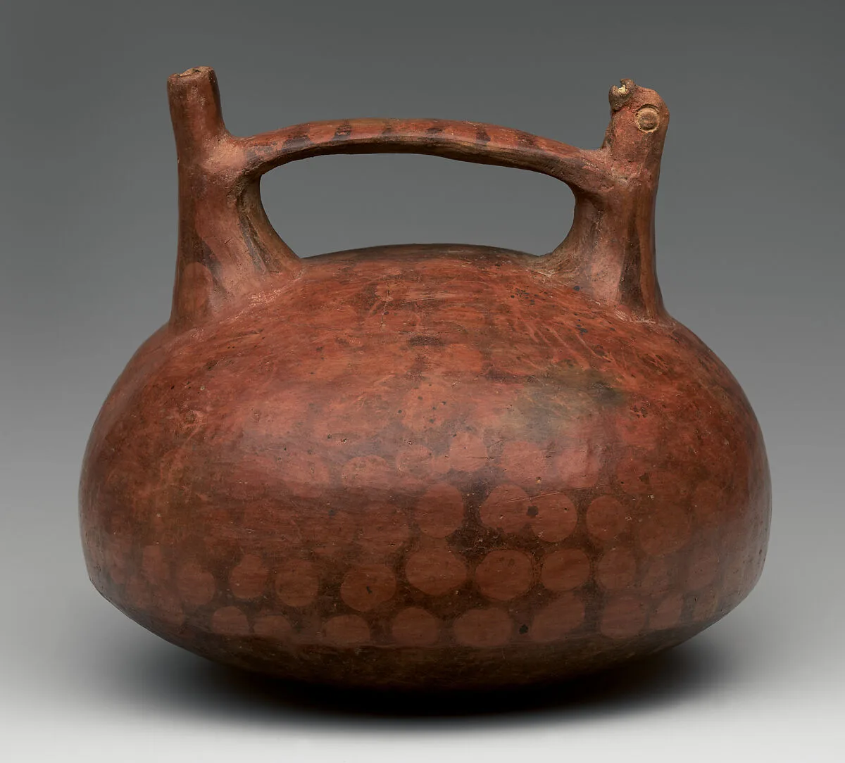 Double Spout and Bridge Bottle with Bird Head — Unknown