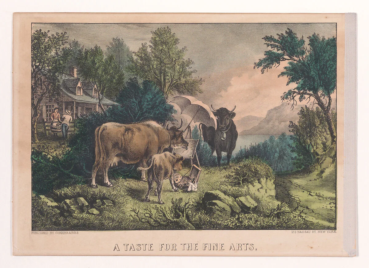 A Taste for the Fine Arts — Currier & Ives