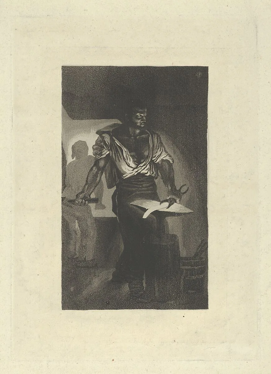 A Blacksmith — Eugène Delacroix