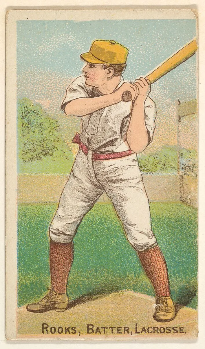 Rooks, Batter, Lacrosse, from the Gold Coin series (N284) for Gold Coin Chewing Tobacco — D. Buchner & Co., New York