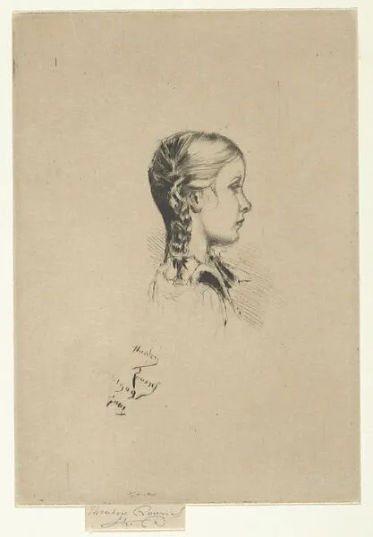 Portrait of Miss Marion Melville — Théodore Roussel