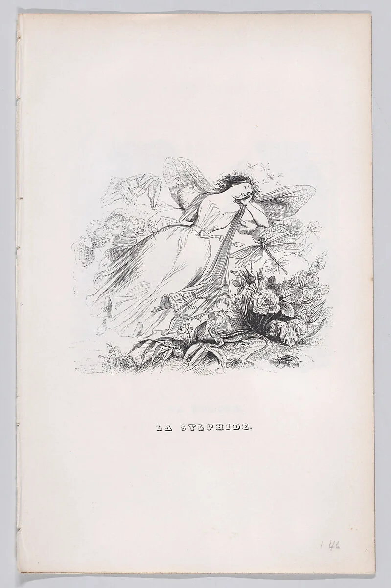 "The Sylph" from The Complete Works of Béranger — Pierre Jean de Béranger|Fournier & Perrotin|J. J. Grandville
