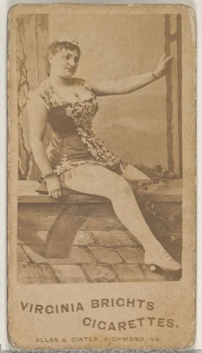 From the Actors and Actresses series (N45, Type 5) for Virginia Brights Cigarettes