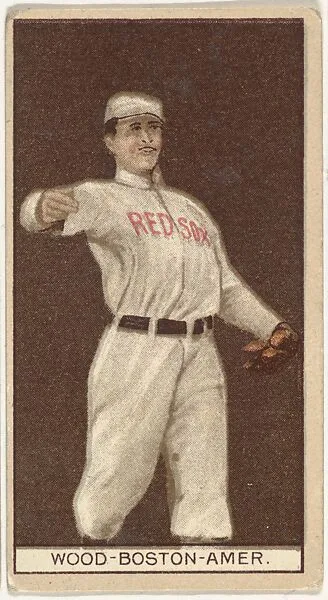 Joe Wood, Boston, American League, from the Brown Background series (T207) for the American Tobacco Company — American Tobacco Company