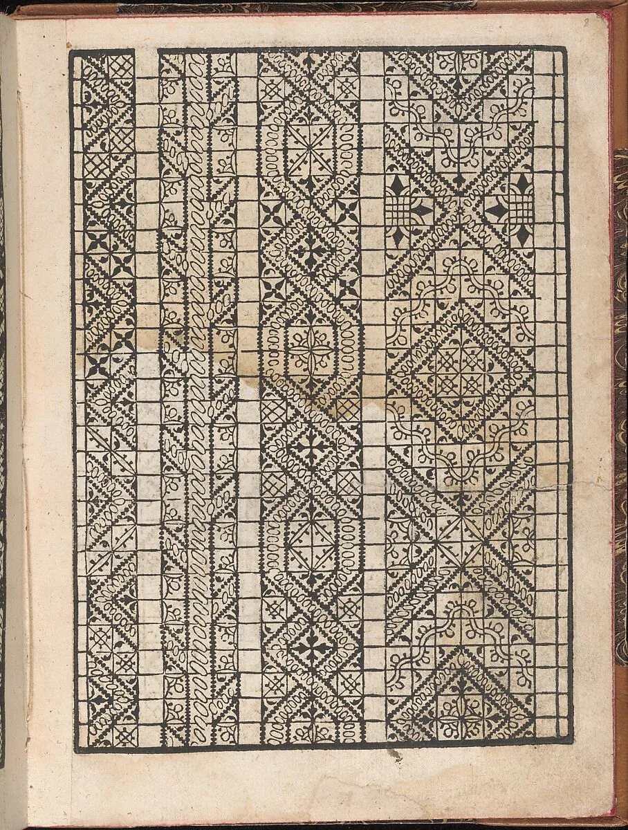 Spechio di pensieri delle belle et Virtudiose donne, page 8 (recto) — Matteo Pagano