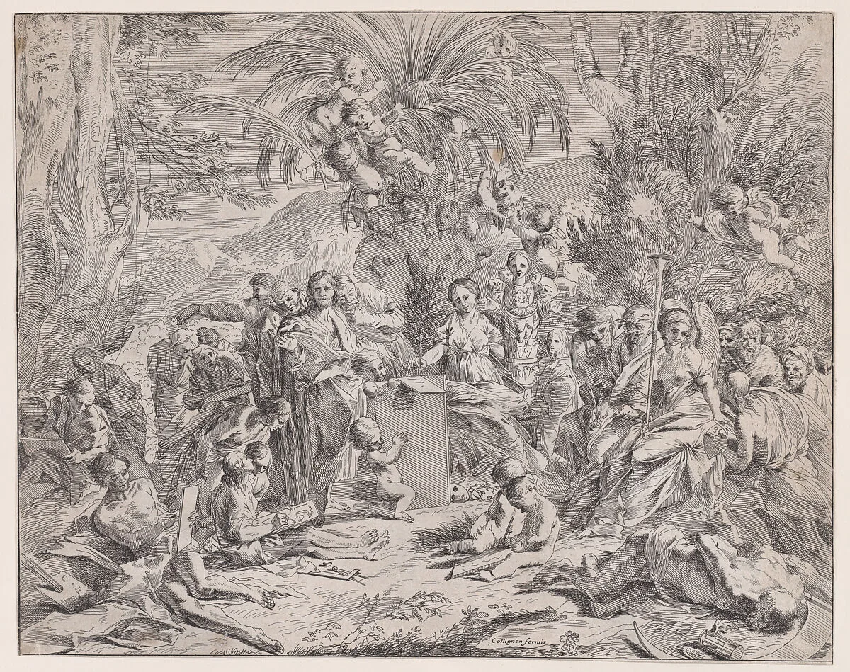 An allegory of painting — François Collignon|Pietro Testa