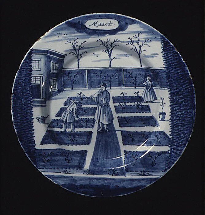 Plate (part of a set) — De Porceleyne Bijl