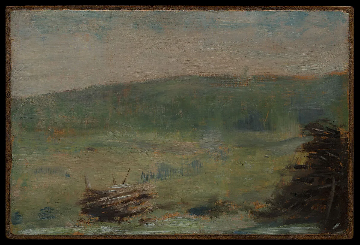 Landscape at Saint-Ouen — Georges Seurat