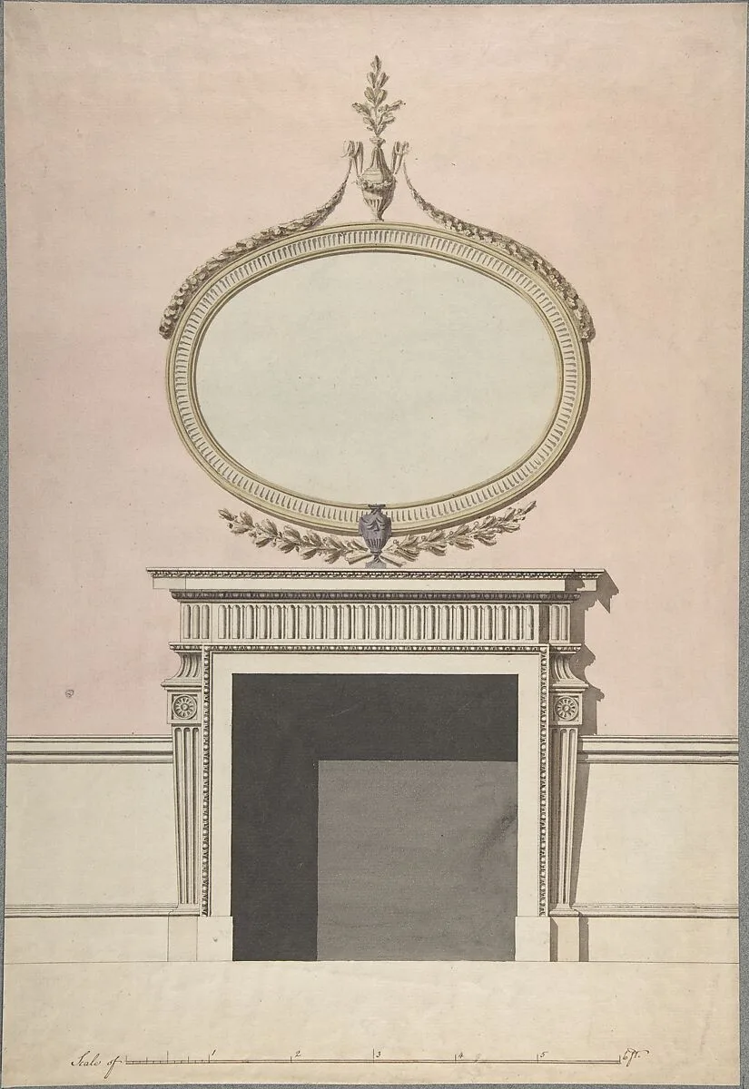 Design for a Chimneypiece — John Yenn