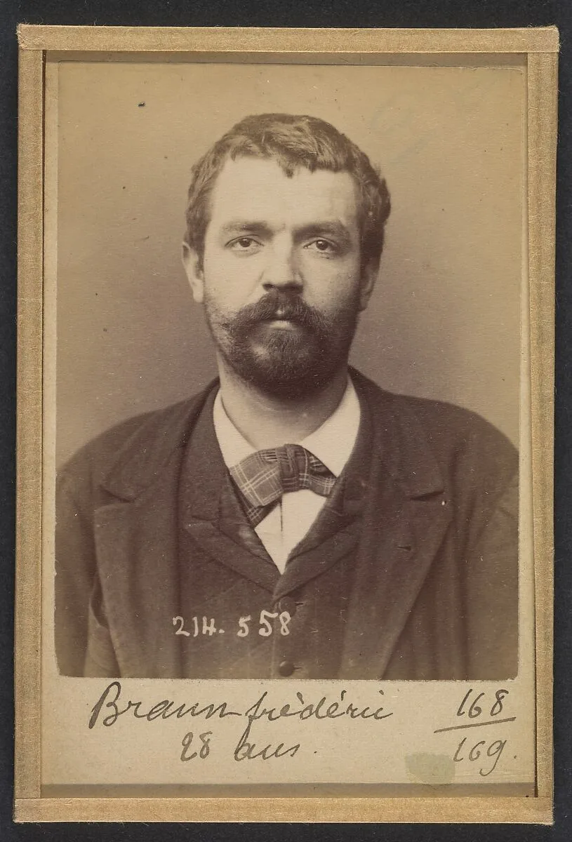 Braun. Frédéric, Charles. 28 ans. Fiché le 22/2/94. — Alphonse Bertillon