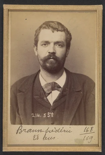 Braun. Frédéric, Charles. 28 ans. Fiché le 22/2/94.