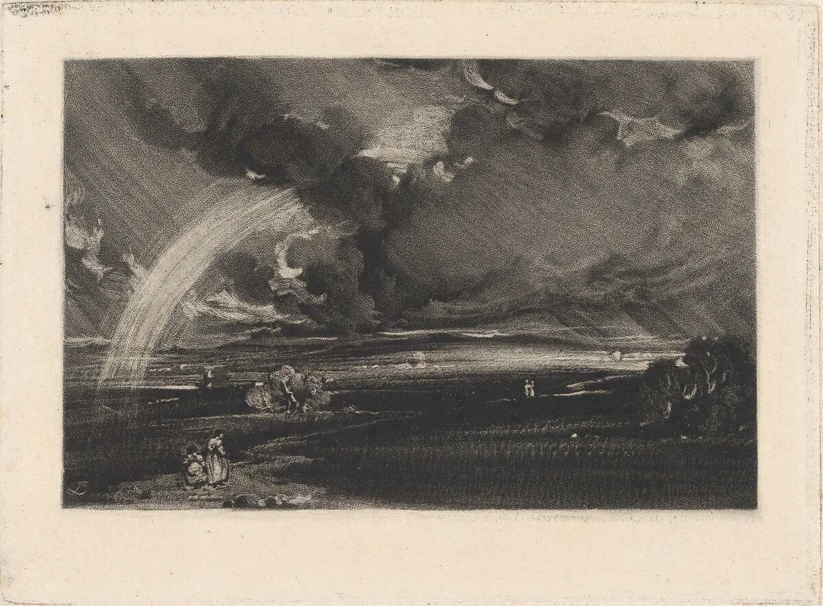 Departing Storm — David Lucas|John Constable