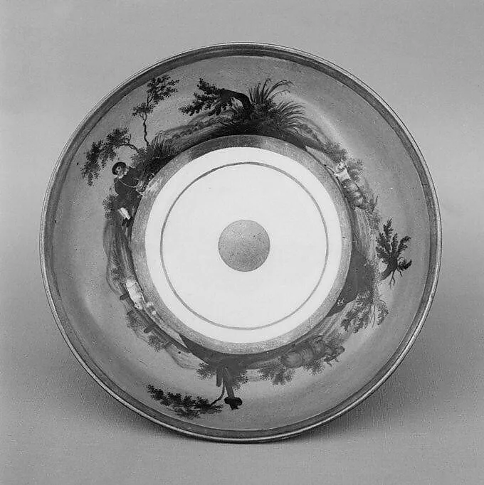 Saucer (one of six) (part of a set) — Unknown