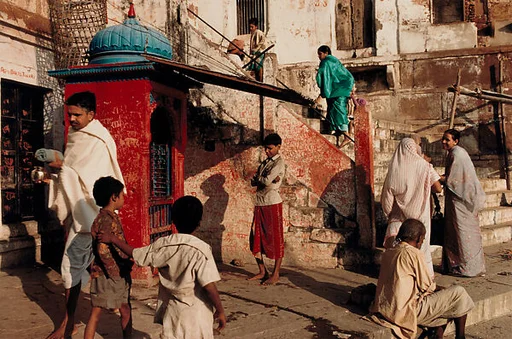 Morning on Panchganga Ghat, Benares, Uttar Pradesh