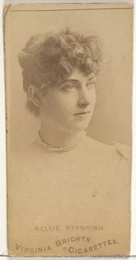 Nellie Standish, from the Actors and Actresses series (N45, Type 1) for Virginia Brights Cigarettes