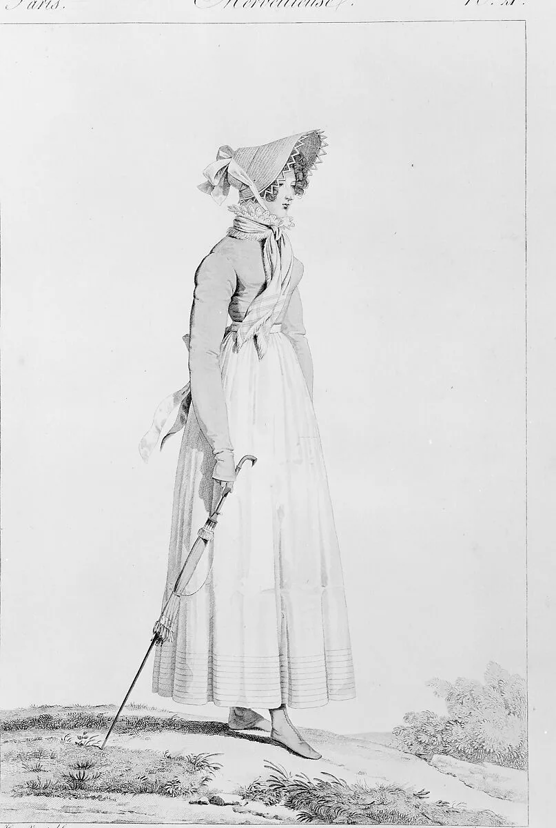 Merveilleuse: Chapeau à l’Anglaise, Spencer à l’Anglaise — Horace Vernet|Georges Jacques Gatine