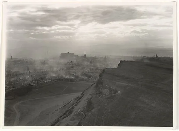 Mine Own Romantic Town / Sunset over Edinburgh — Robert Moyes Adam