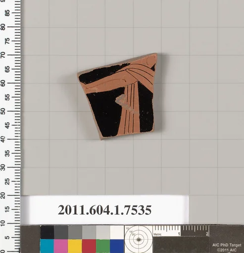 Terracotta fragment of a kylix (drinking cup)