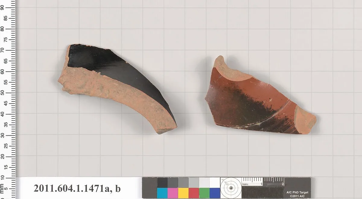 Terracotta fragments of kylikes (drinking cups) — Unknown