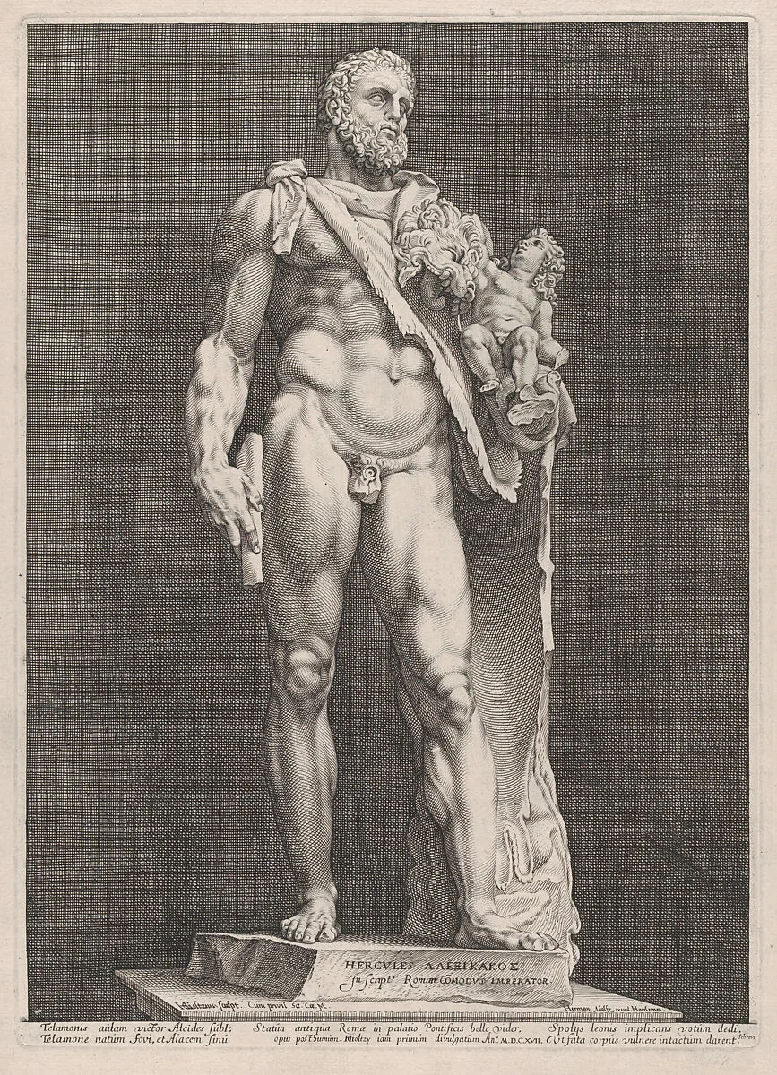 The Emperor Commodus as Hercules — Hendrick Goltzius