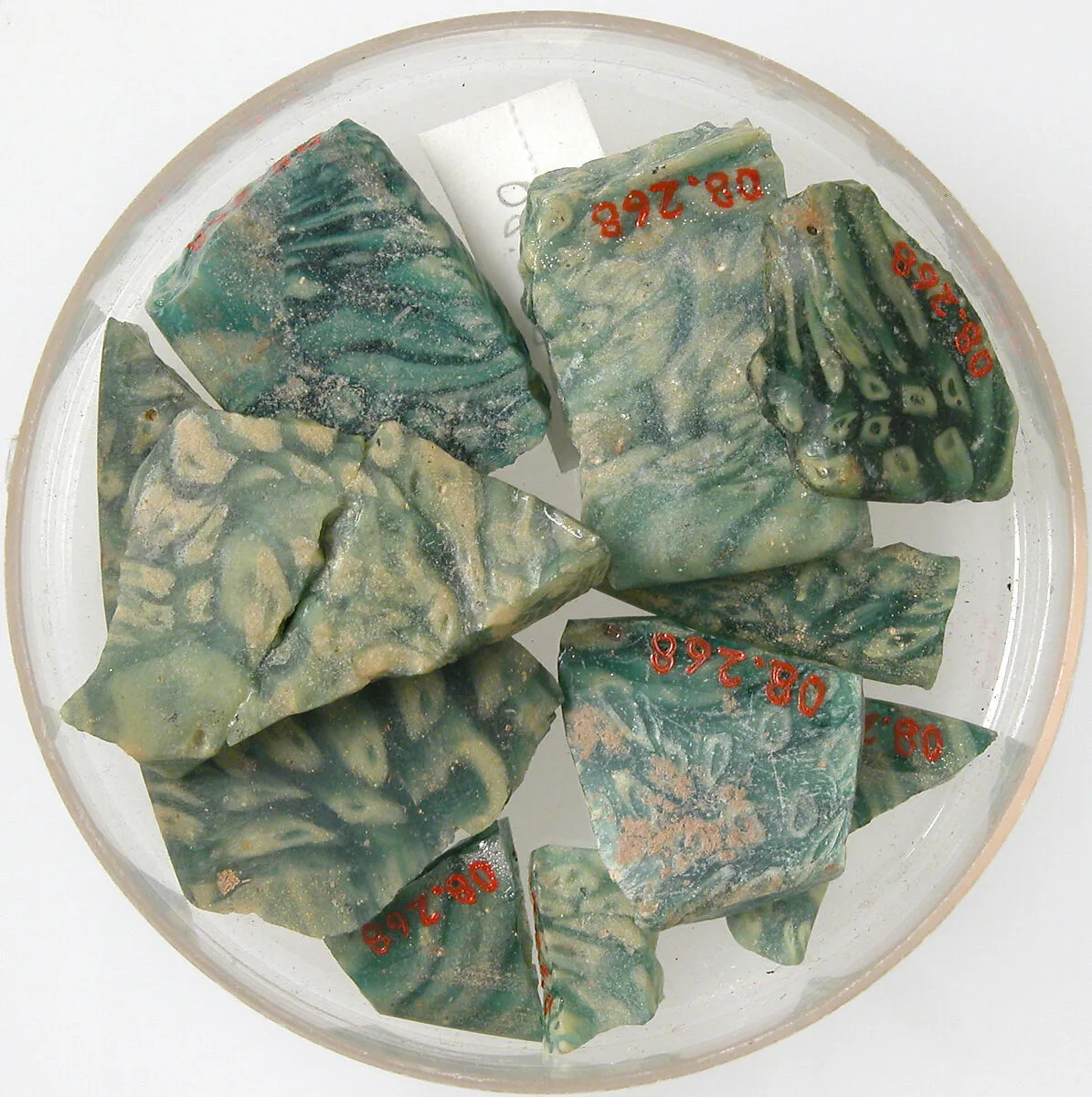 Glass Fragments — Unknown