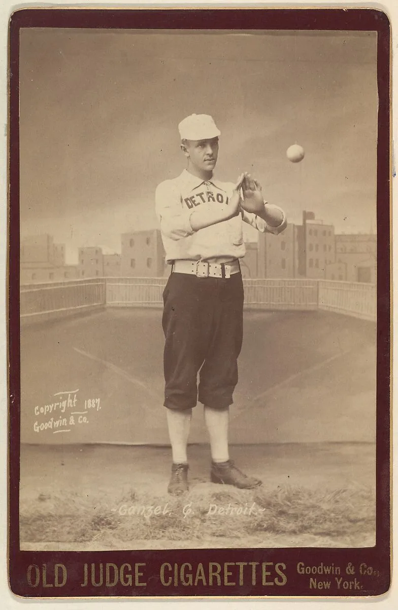 Ganzel, Catcher, Detroit, from the series Old Judge Cigarettes — Goodwin & Company
