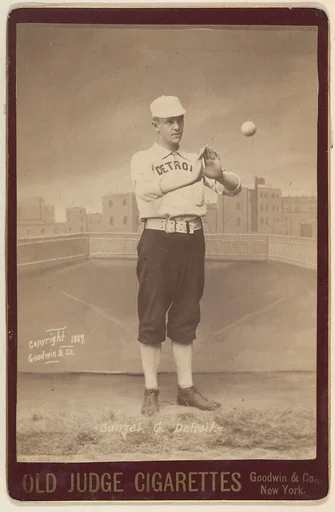 Ganzel, Catcher, Detroit, from the series Old Judge Cigarettes