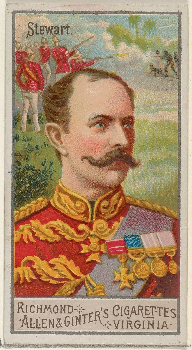 Stewart, from the Great Generals series (N15) for Allen & Ginter Cigarettes Brands — Allen & Ginter|George S. Harris & Sons
