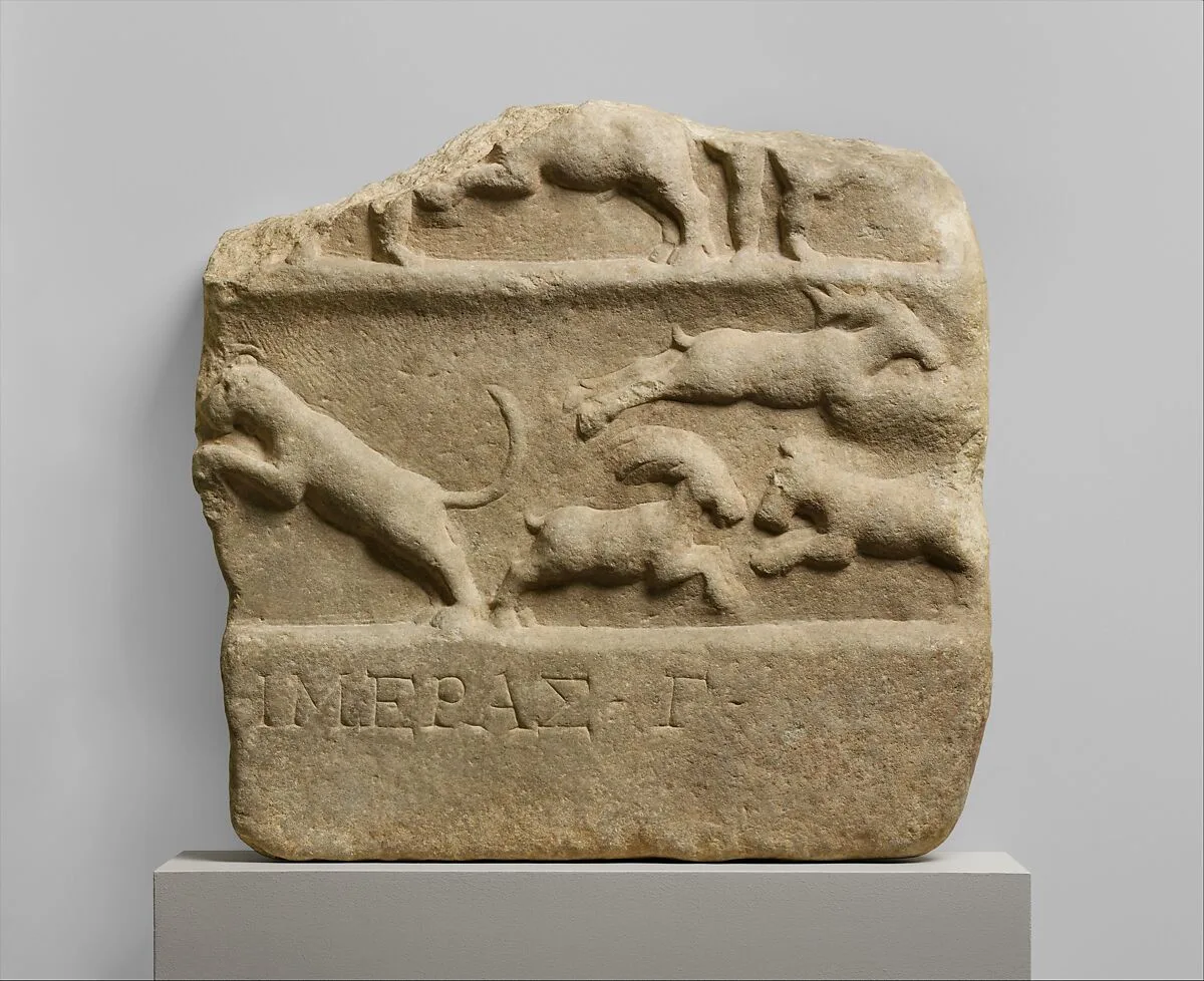 Marble relief fragment — Unknown