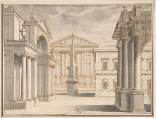 Piazza with Obelisk