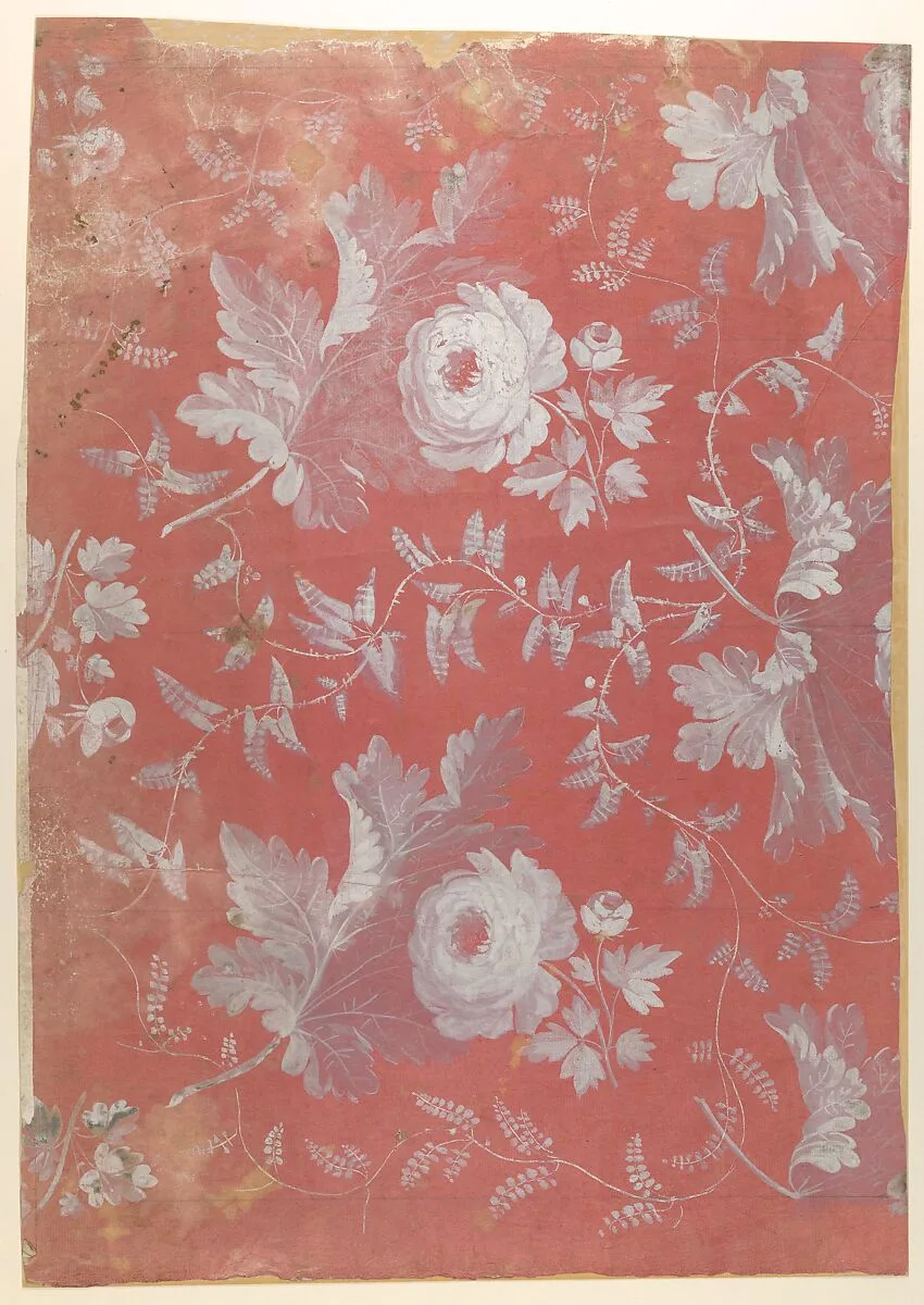 Design for Patterned Silk — Jean François Bony