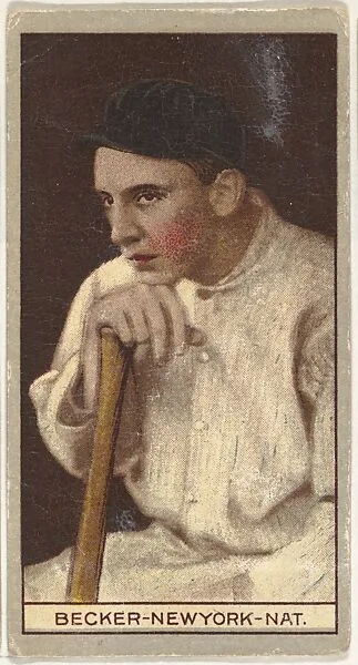 Beals Becker, New York, National League, from the Brown Background series (T207) for the American Tobacco Company — American Tobacco Company
