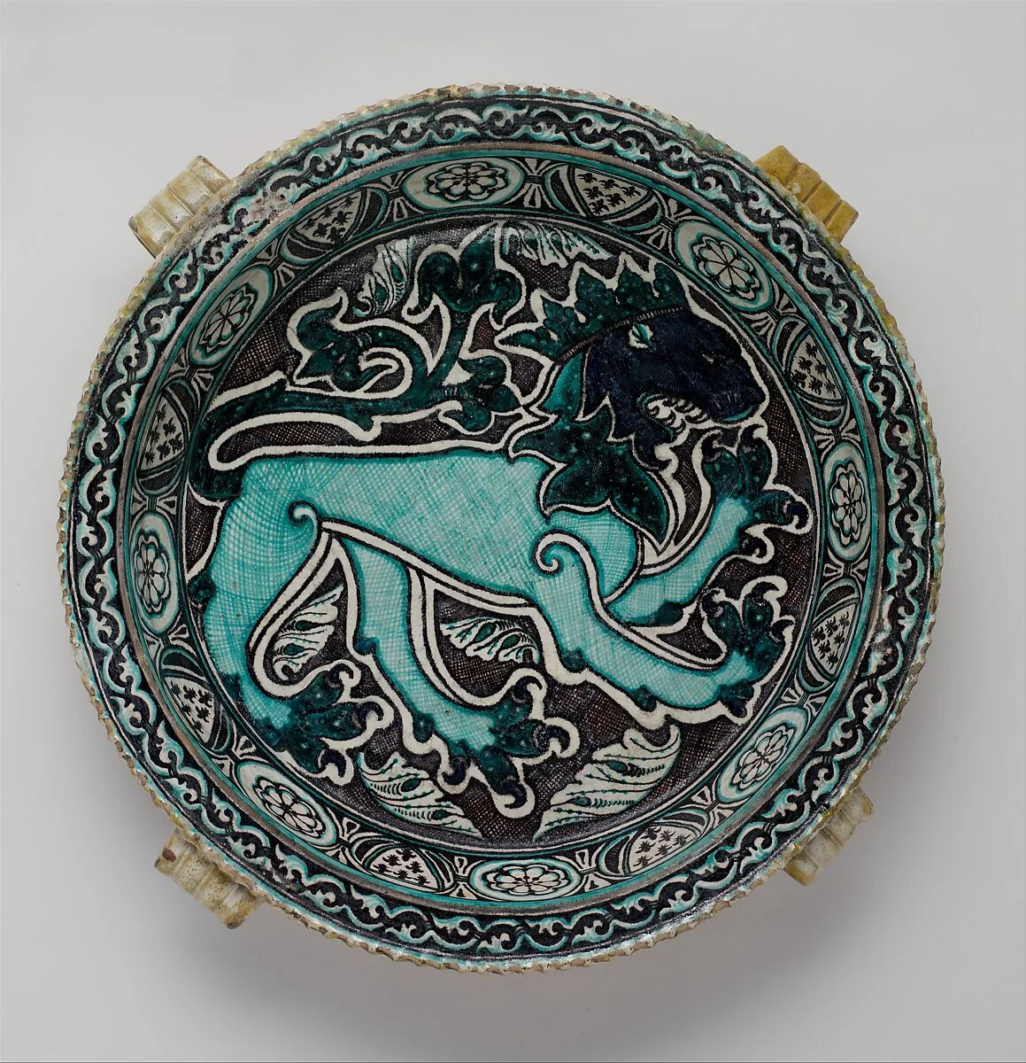 Dish with Lion — Unknown