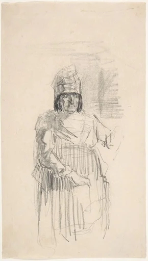 Study of a Figure with Headress