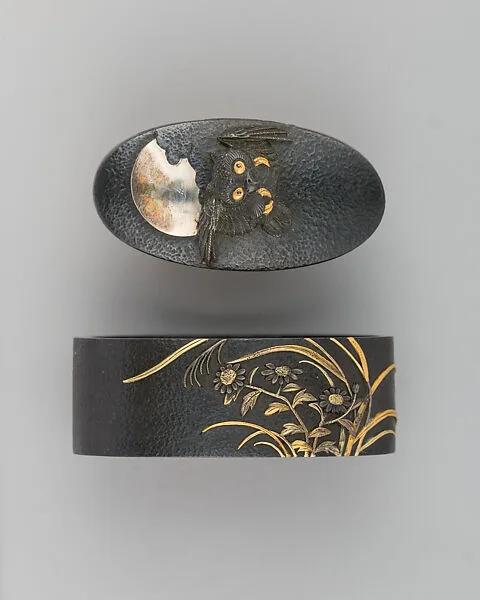 Sword-Hilt Collar and Pommel (Fuchigashira) — Unknown
