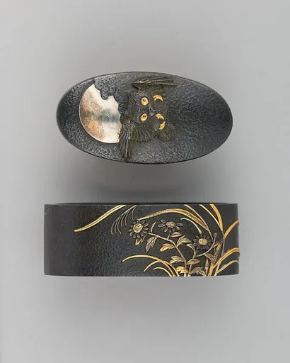 Sword-Hilt Collar and Pommel (Fuchigashira)