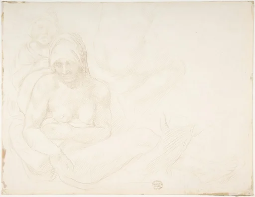 Figures from "The Deluge" of Michelangelo