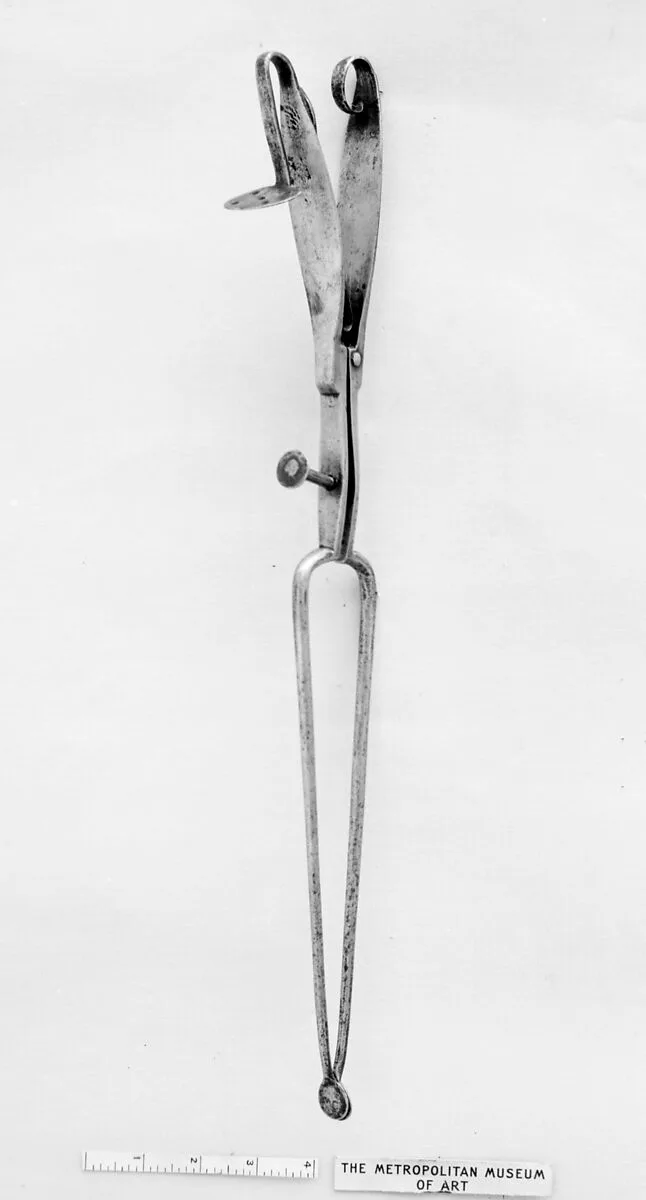 Smoker's tongs — Unknown