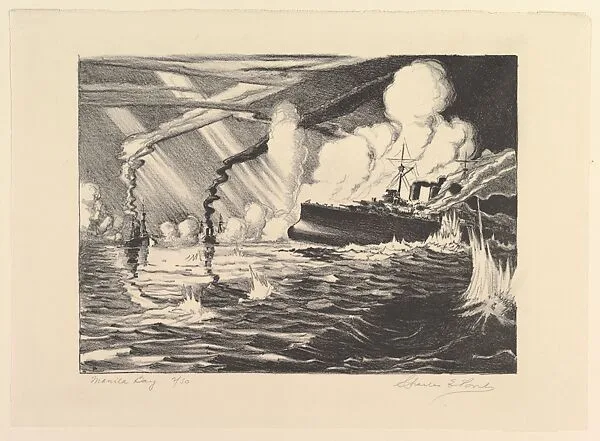 Manila Bay, 1898 — Charles Ernest Pont|PWAP
