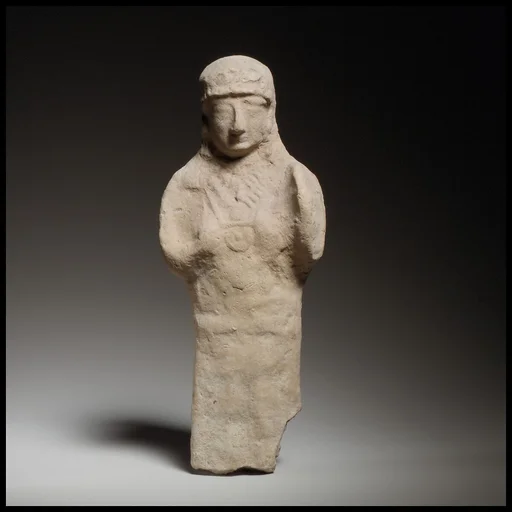 Standing female figurine