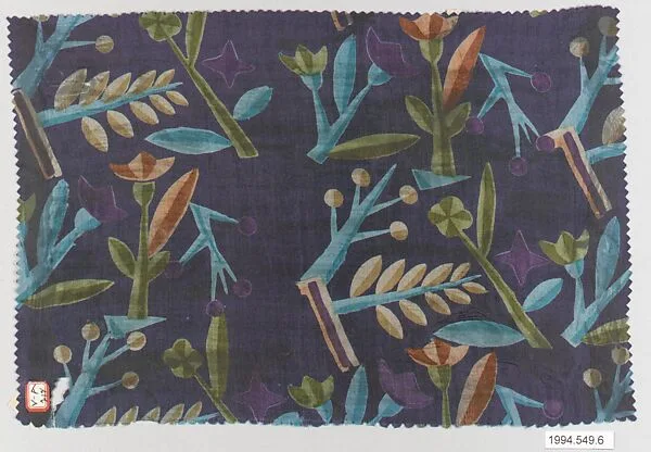 Textile sample — Wiener Werkstätte|Unknown Designer