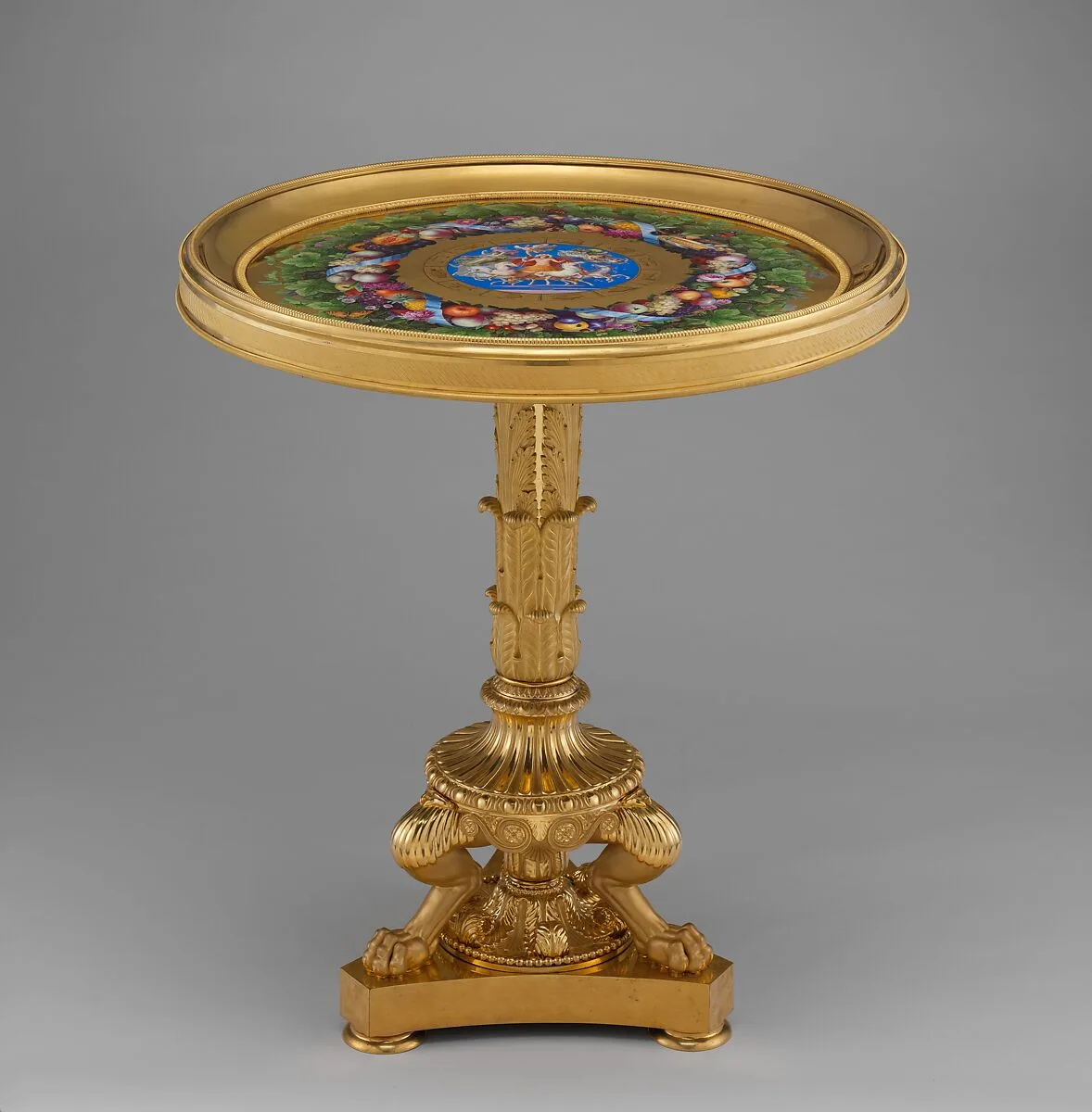 Table — Karl Friedrich Schinkel|August von Kloeber|Gottfried Wilhelm Voelker|Bronzeure Werner und Neffen|Royal Porcelain Manufactory, Berlin