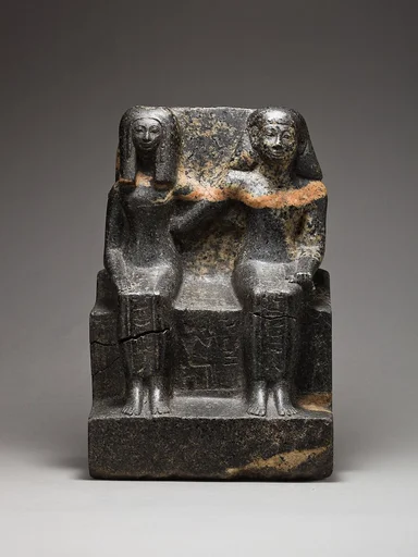 Pair Statue of Neferkhawet and Rennefer