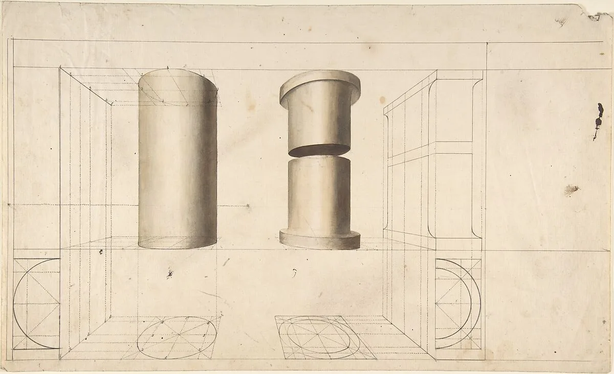 Projections of Columns — Anonymous, British, 18th century