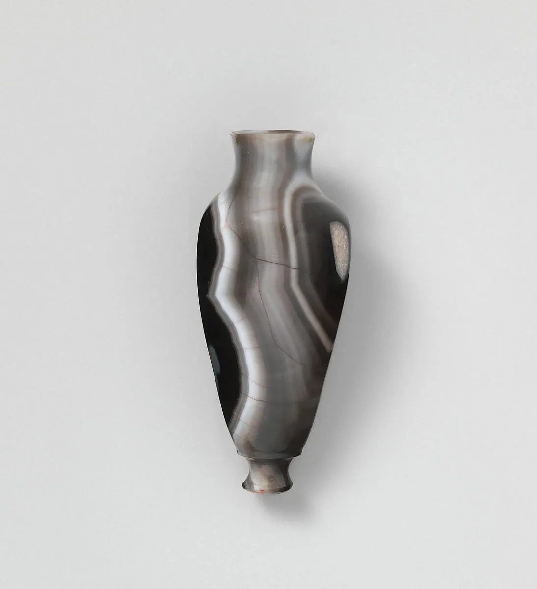 Miniature agate alabastron (perfume vase) — Unknown