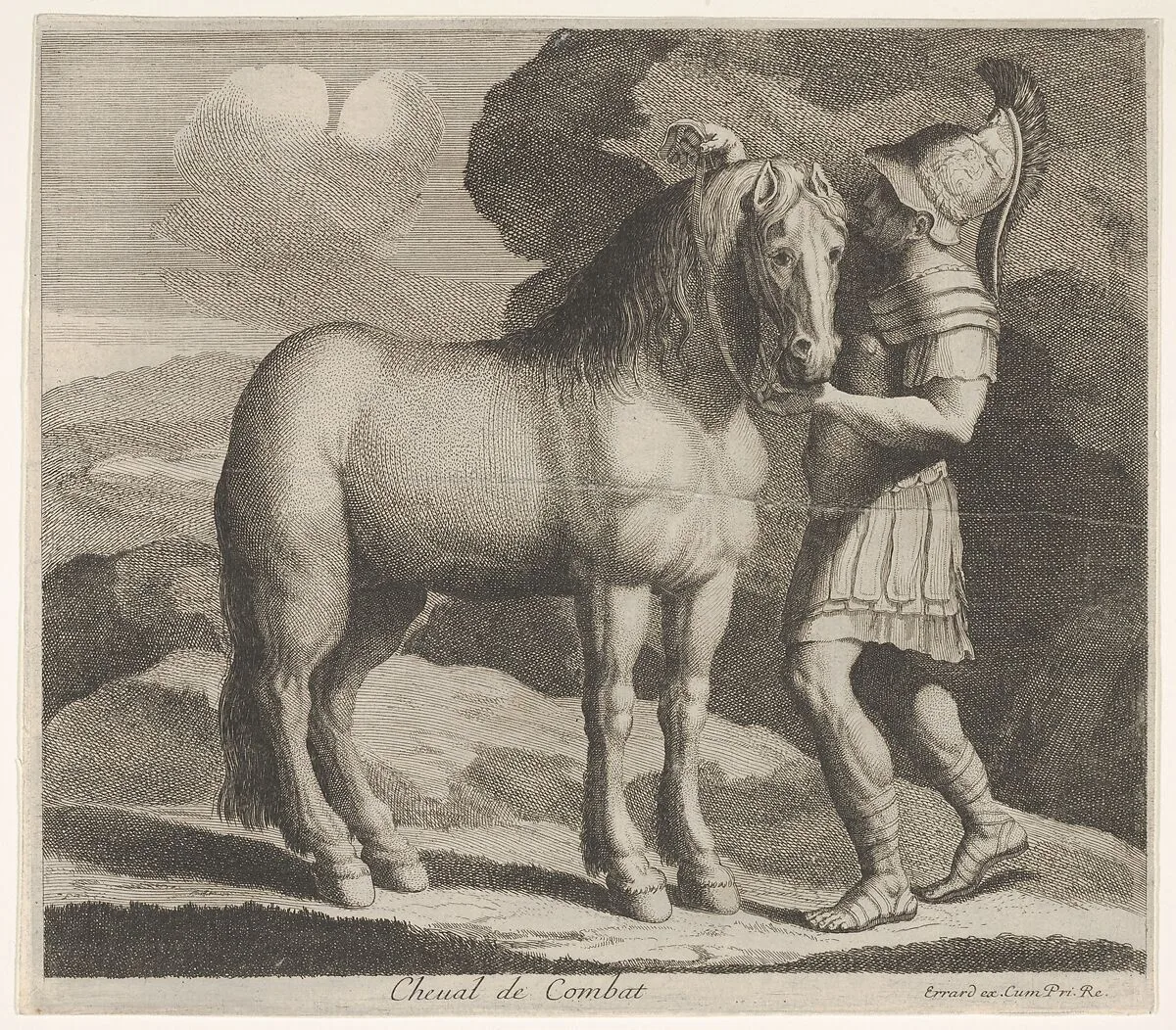 Cheval de Combat — Charles Errard le fils