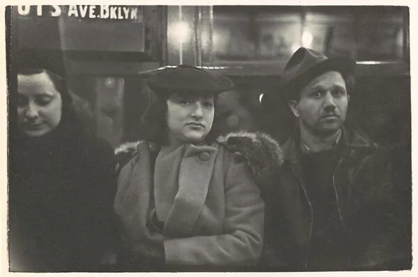 Subway Portrait — Walker Evans