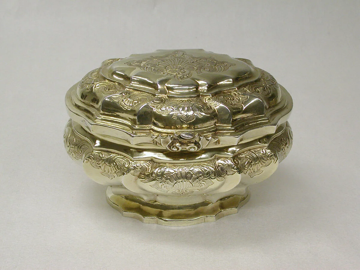 Toilet box (one of a pair) — Johann Conrad Lotter